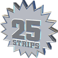 25 STRIPS